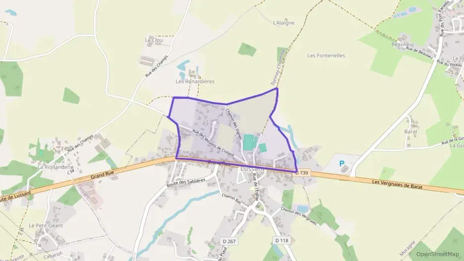 Appartement 26 m² une piece à vendre à Lussant Appartement 26 m² une piece à vendre à Lussant