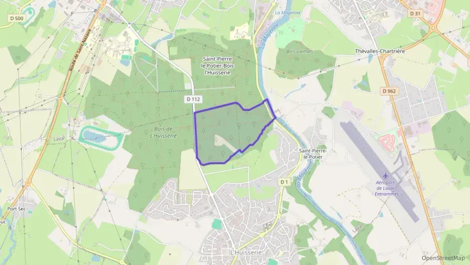 Appartement 40 m² deux pieces à vendre à L`Huisserie