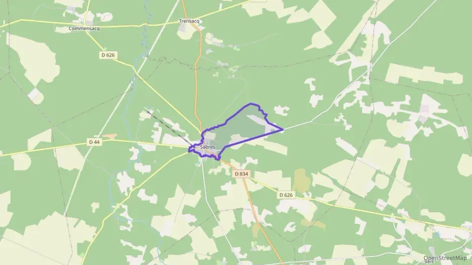 Appartement 90 m² trois pièces à vendre à Sabres Appartement 90 m² trois pièces à vendre à Sabres