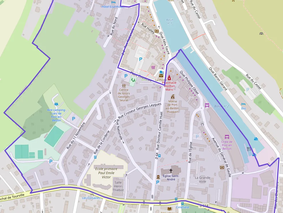 Appartement 47 m² deux pieces à vendre à Port-en-Bessin-Huppain