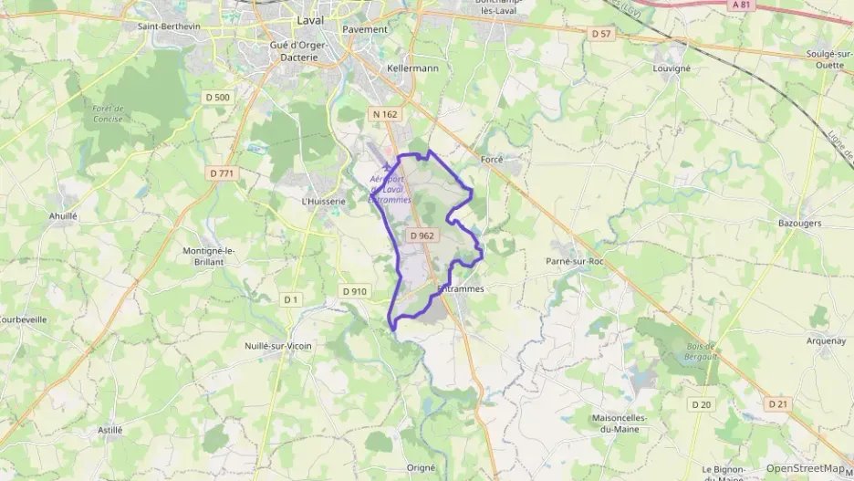 Appartement 79 m² quatre pièces à vendre à Entrammes Appartement 79 m² quatre pièces à vendre à Entrammes