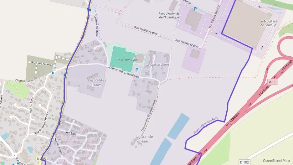 Appartement 44 m² deux pieces à vendre à Saint-Léger-de-Linières