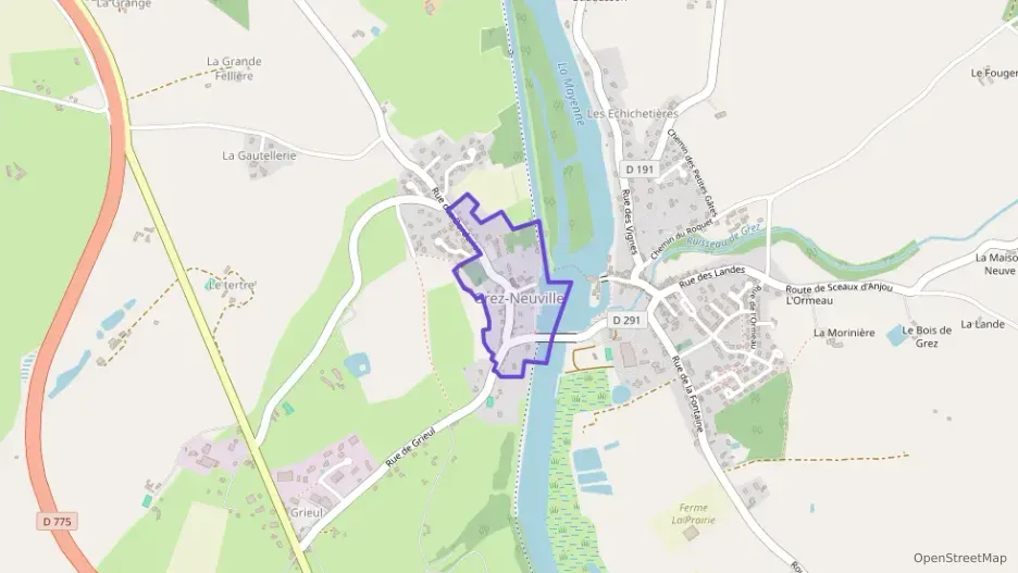 Appartement 165 m² quatre pièces à vendre à Grez-Neuville