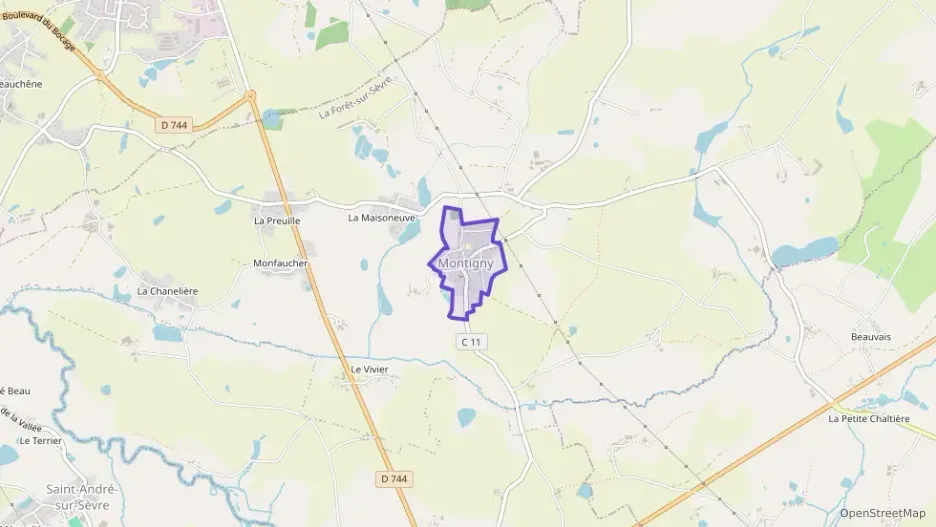 Appartement 46 m² trois pièces à vendre à La Forêt-sur-Sèvre