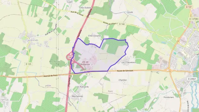 Appartement 36 m² trois pièces à vendre à Pons