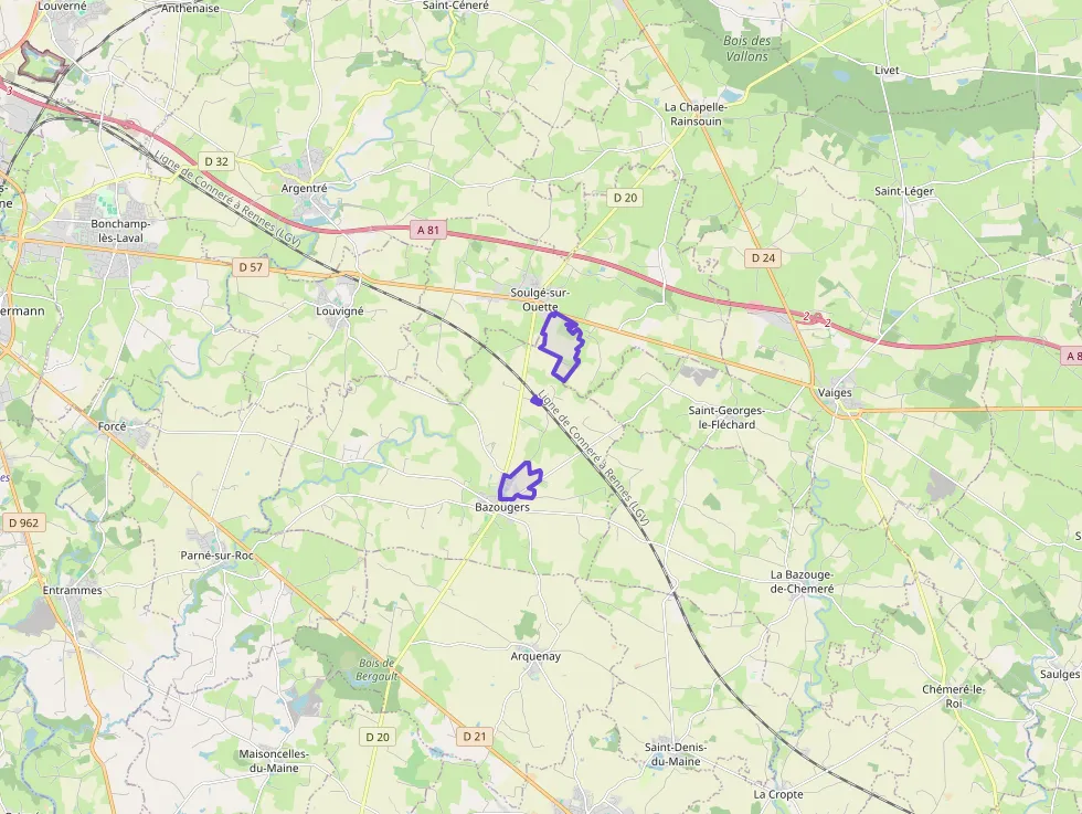 Appartement 78 m² quatre pièces à vendre à Bazougers