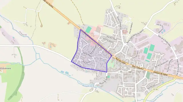 Appartement 41 m² deux pieces à vendre à Meslay-du-Maine