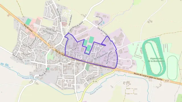 Appartement 68 m² trois pièces à vendre à Meslay-du-Maine