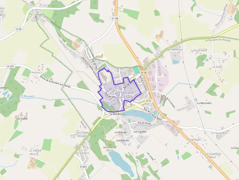 Appartement 47 m² deux pieces à vendre à La Ferrière-aux-Étangs