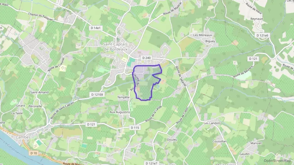 Appartement 55 m² trois pièces à vendre à Saint-Caprais-de-Bordeaux