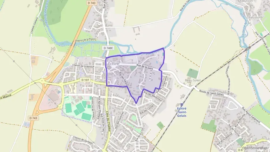 Appartement 70 m² quatre pièces à vendre à Échiré Appartement 70 m² quatre pièces à vendre à Échiré