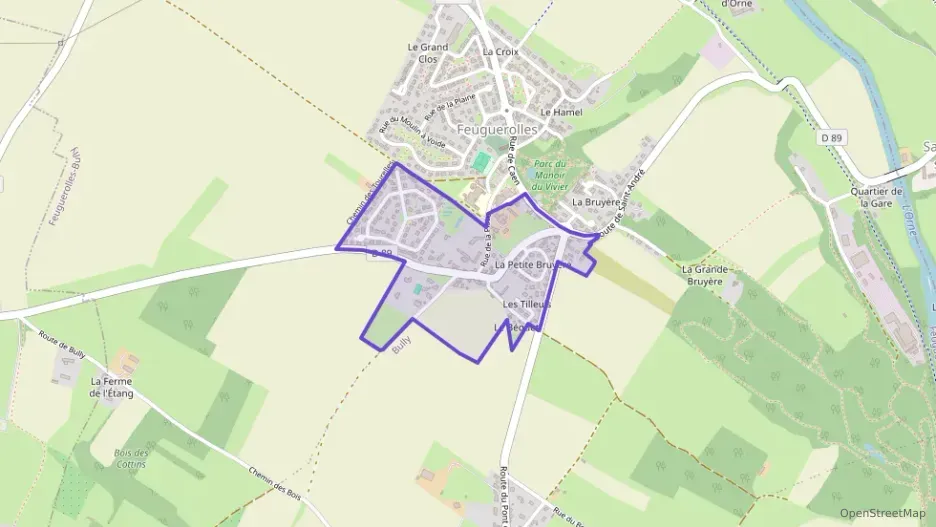 Appartement 70 m² trois pièces à vendre à Feuguerolles-Bully Appartement 70 m² trois pièces à vendre à Feuguerolles-Bully