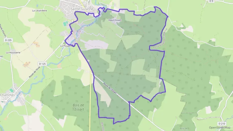 Appartement 25 m² une piece à vendre à Sainte-Suzanne-et-Chammes