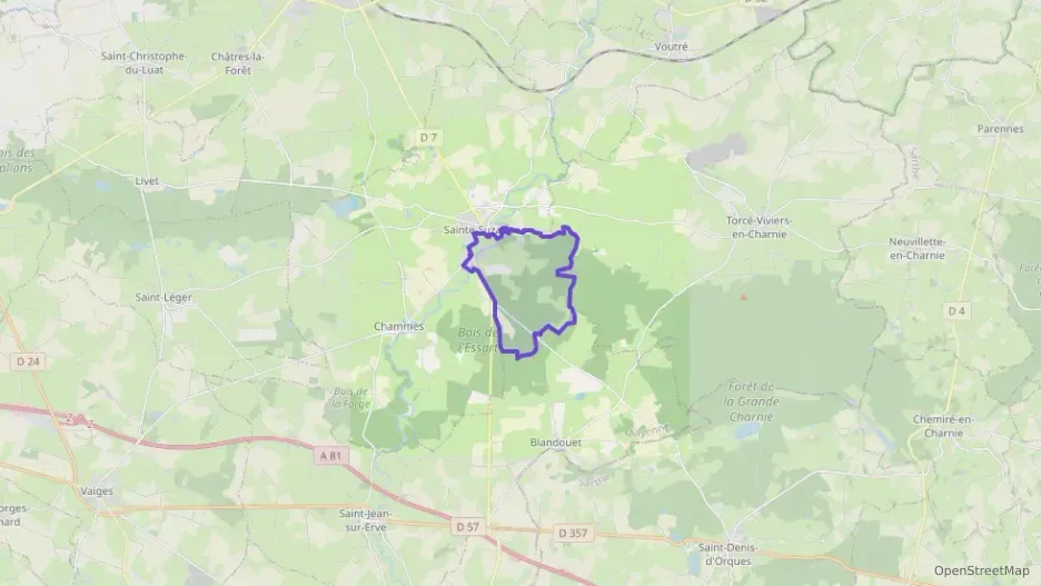 Appartement 25 m² une piece à vendre à Sainte-Suzanne-et-Chammes