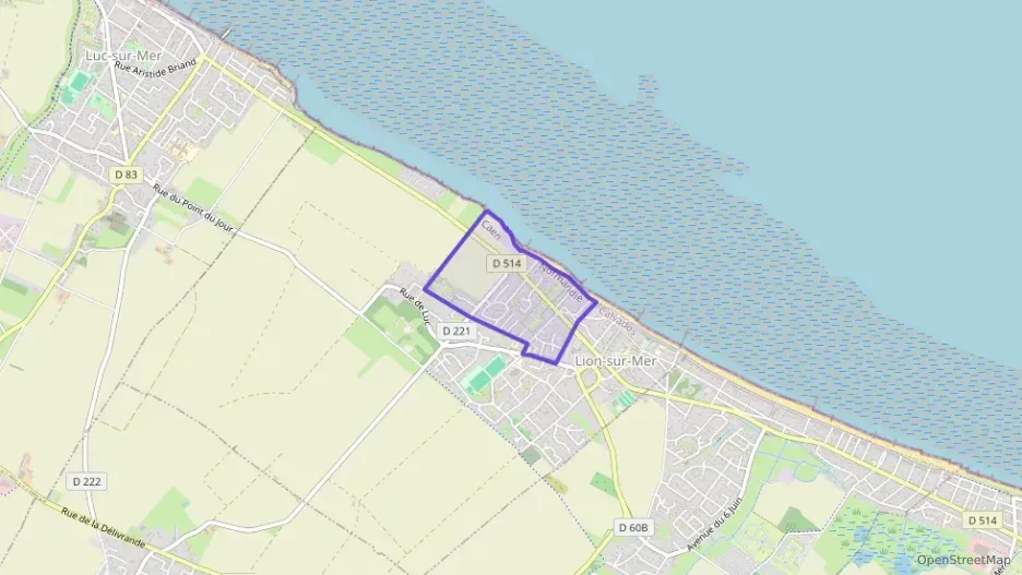 Appartement 55 m² trois pièces à vendre à Lion-sur-Mer Appartement 55 m² trois pièces à vendre à Lion-sur-Mer