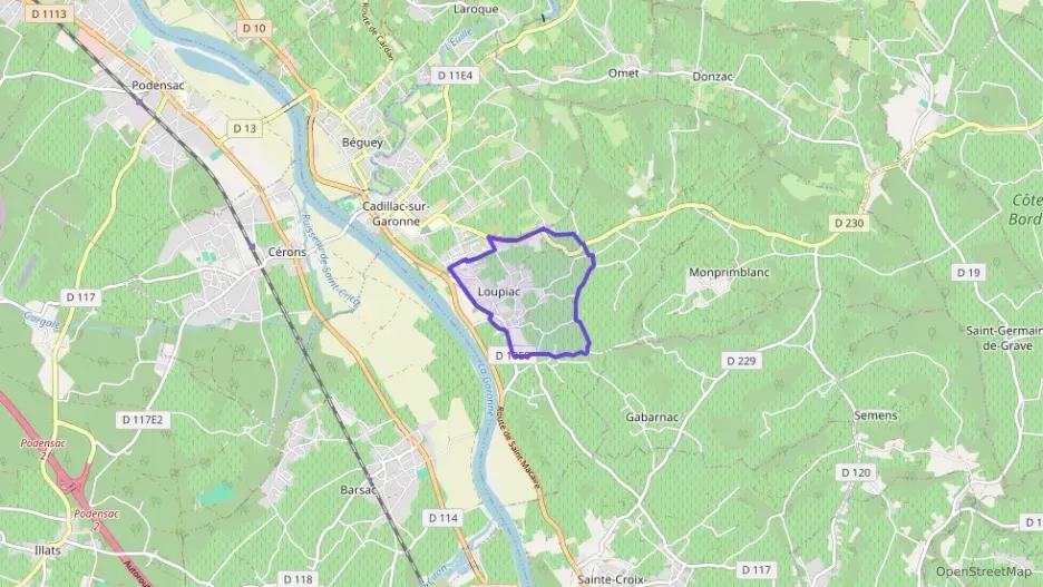 Appartement 62 m² trois pièces à vendre à Loupiac