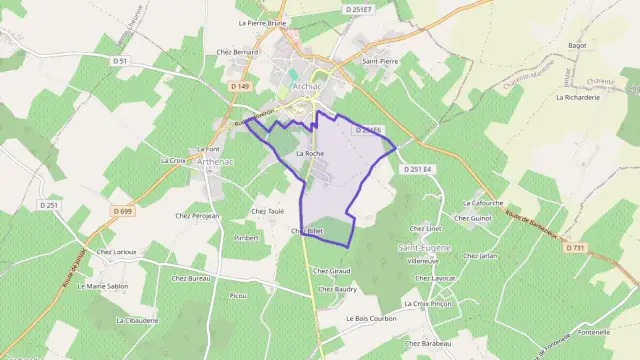 Appartement 55 m² deux pieces à vendre à Archiac