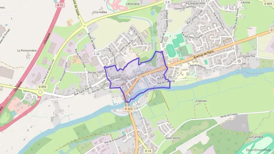 Appartement 90 m² trois pièces à vendre à Durtal