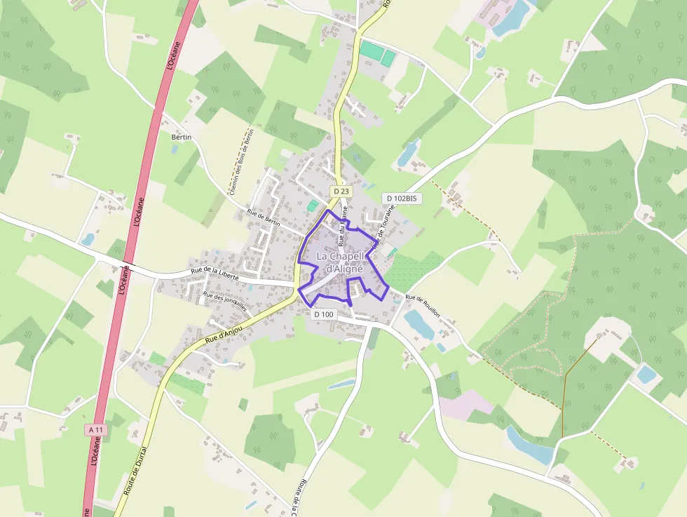 Appartement 102 m² quatre pièces à vendre à La Chapelle-d`Aligné