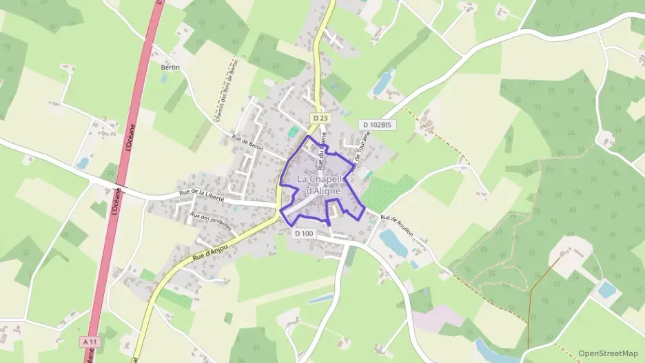 Appartement 102 m² quatre pièces à vendre à La Chapelle-d`Aligné Appartement 102 m² quatre pièces à vendre à La Chapelle-d`Aligné