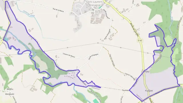 Appartement 45 m² deux pieces à vendre à Saint-Laurent-Bretagne