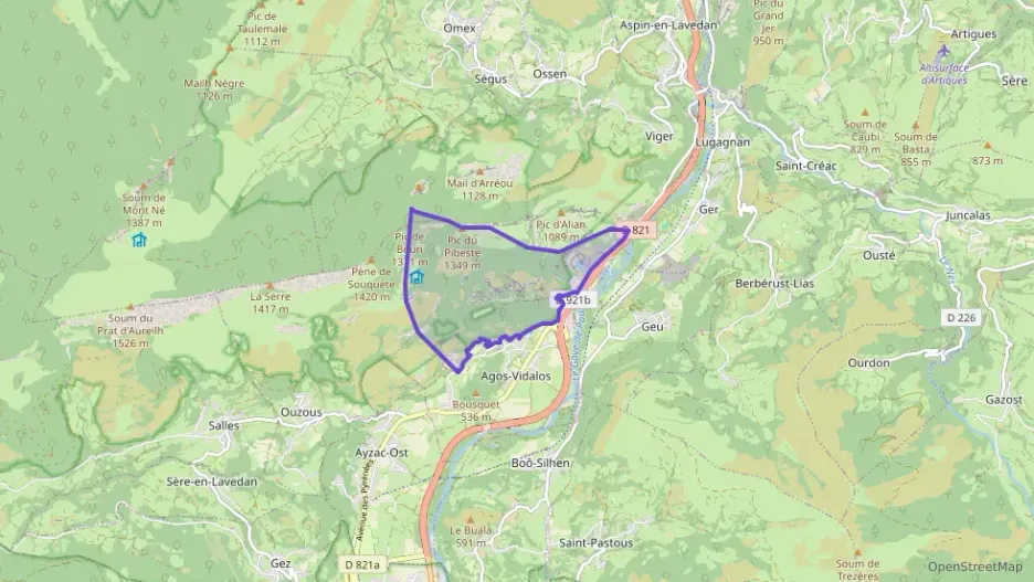 Appartement 61 m² trois pièces à vendre à Agos-Vidalos Appartement 61 m² trois pièces à vendre à Agos-Vidalos