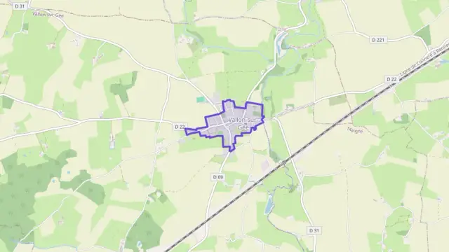 Appartement 51 m² une piece à vendre à Vallon-sur-Gée