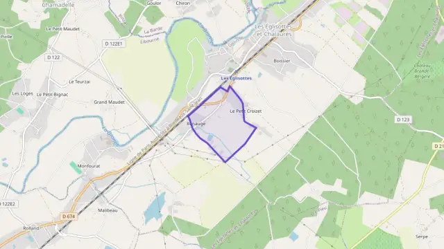 Appartement 35 m² deux pieces à vendre à Les Églisottes-et-Chalaures