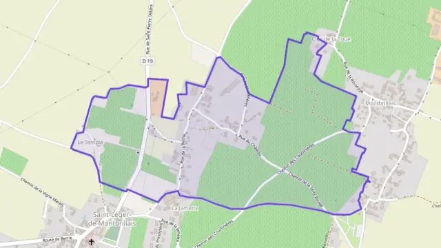 Appartement 45 m² trois pièces à vendre à Saint-Léger-de-Montbrillais