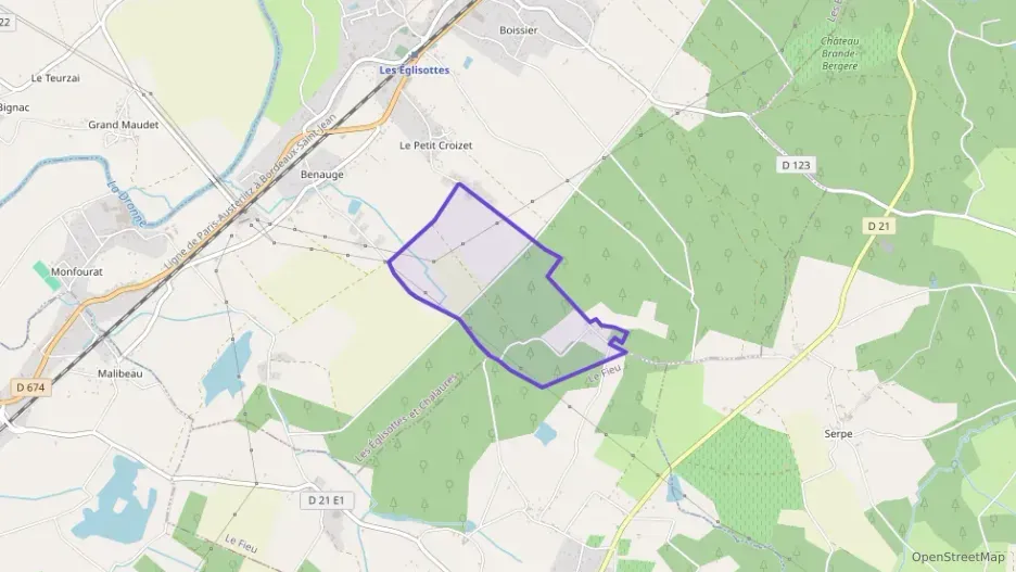 Appartement 48 m² deux pieces à vendre à Les Églisottes-et-Chalaures Appartement 48 m² deux pieces à vendre à Les Églisottes-et-Chalaures