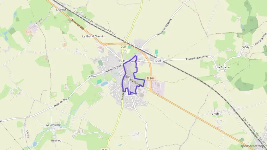 Appartement 50 m² deux pieces à vendre à Conlie Appartement 50 m² deux pieces à vendre à Conlie