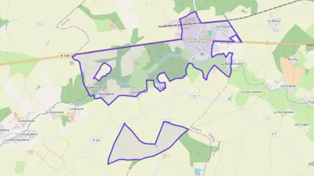 Appartement 90 m² quatre pièces à vendre à Chalandray