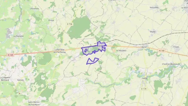 Appartement 90 m² quatre pièces à vendre à Chalandray