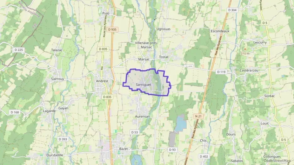 Appartement 61 m² trois pièces à vendre à Sarniguet