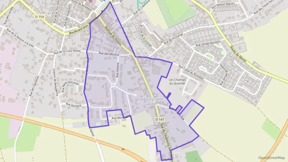 Appartement 46 m² deux pieces à vendre à Loudun Appartement 46 m² deux pieces à vendre à Loudun