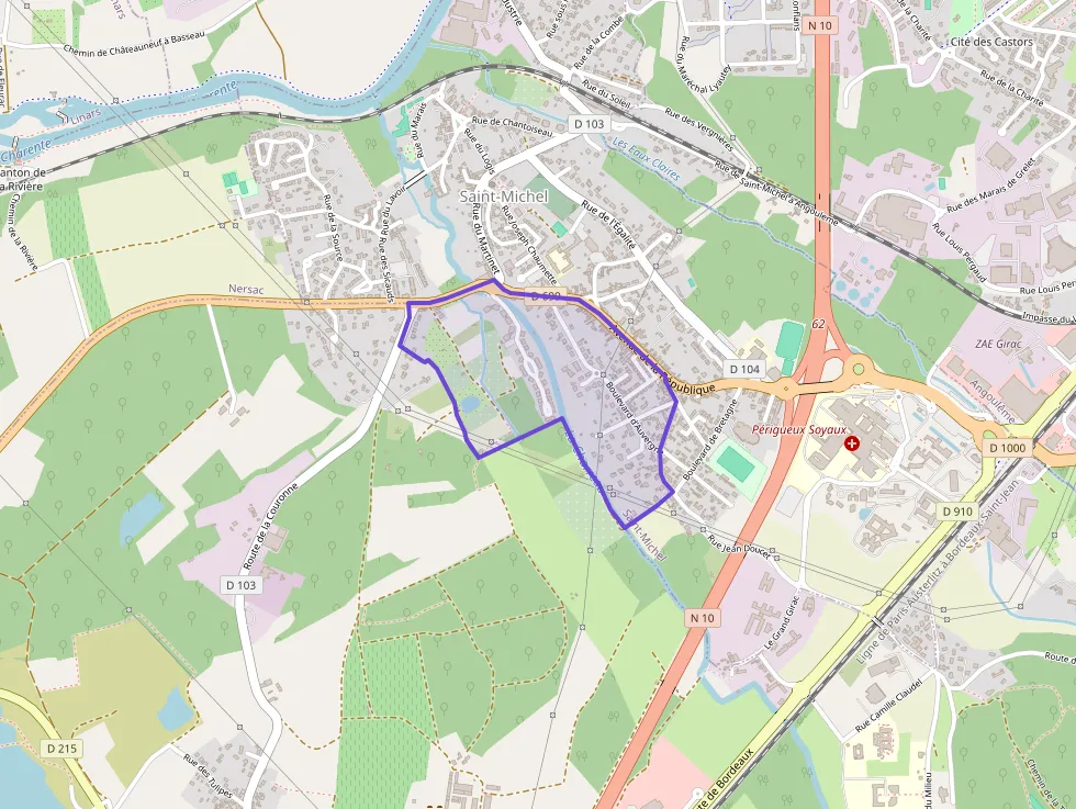 Appartement 62 m² trois pièces à vendre à Saint-Michel