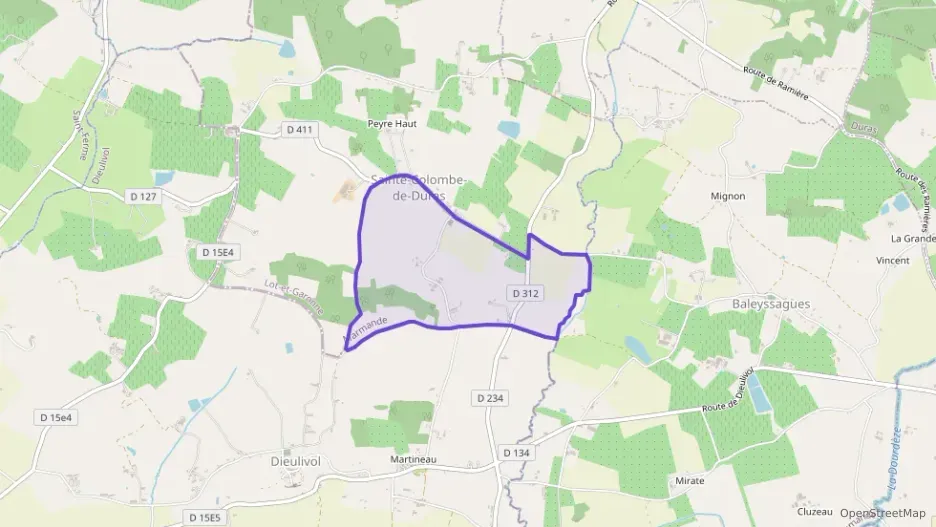 Appartement 20 m² une piece à vendre à Sainte-Colombe-de-Duras