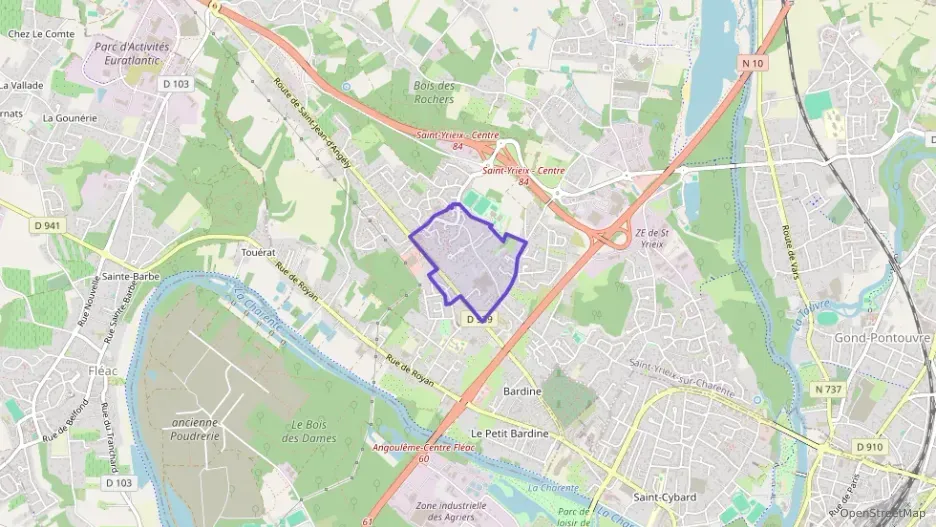 Appartement 18 m² deux pieces à vendre à Saint-Yrieix-sur-Charente