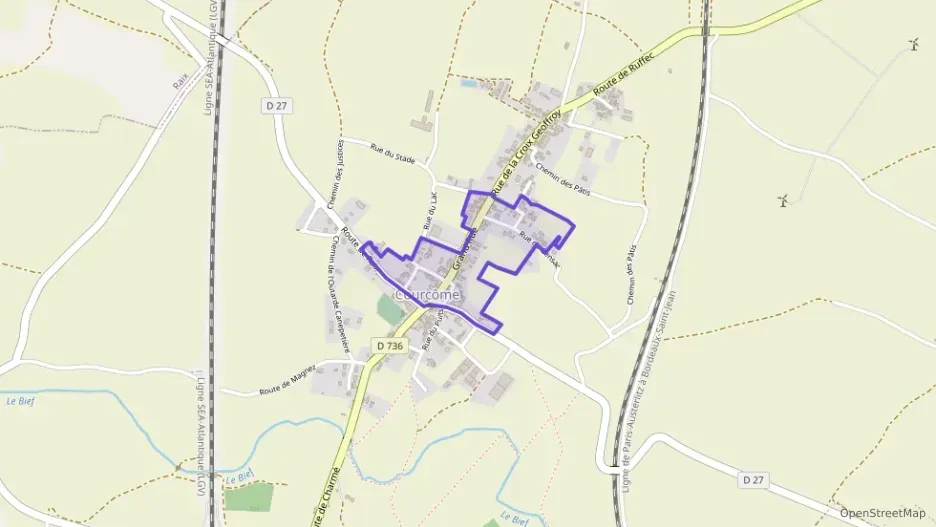 Appartement 59 m² trois pièces à vendre à Courcôme Appartement 59 m² trois pièces à vendre à Courcôme