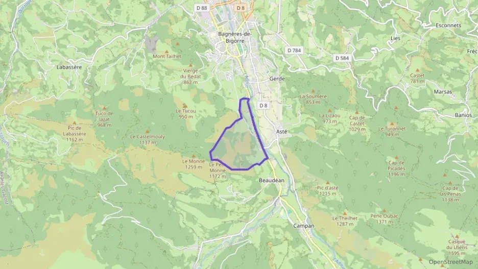 Appartement 60 m² trois pièces à vendre à Asté