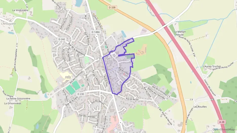 Appartement 77 m² quatre pièces à vendre à La Bazoge