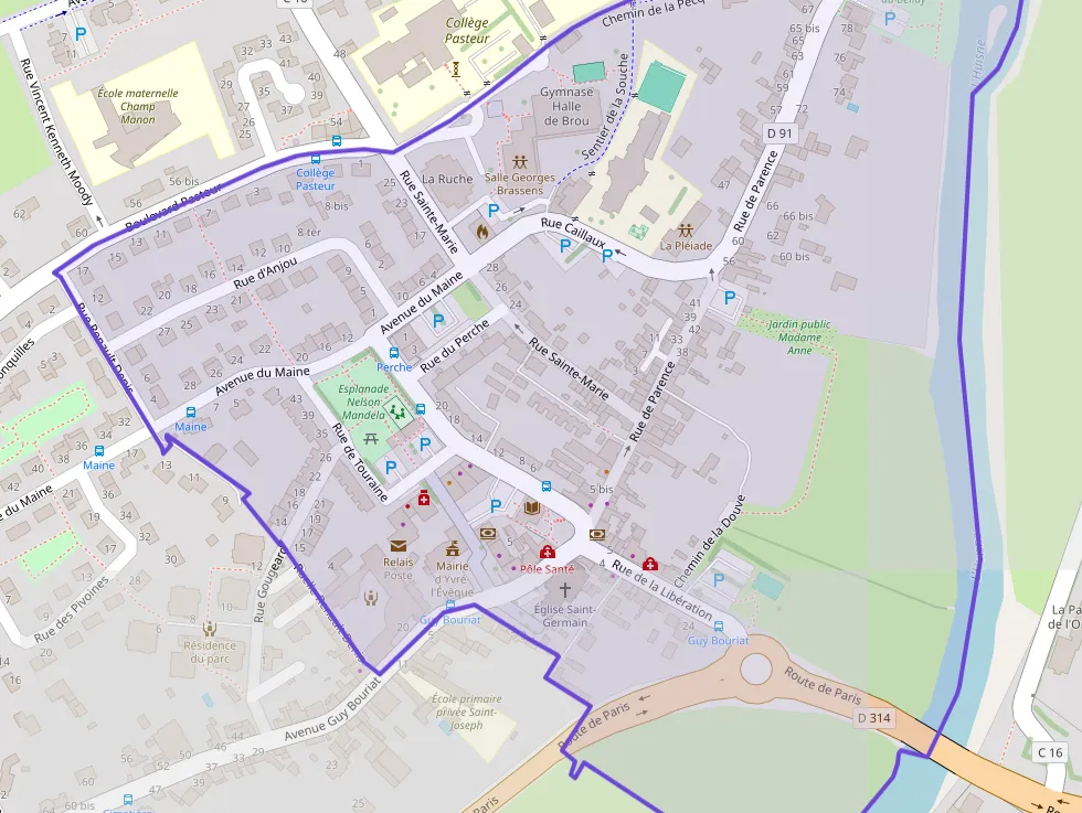 Appartement 60 m² quatre pièces à vendre à Yvré-l`Évêque