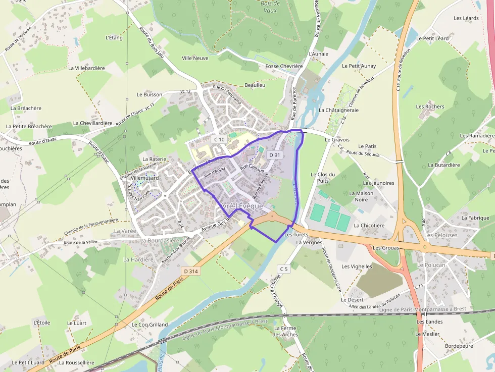 Appartement 60 m² quatre pièces à vendre à Yvré-l`Évêque