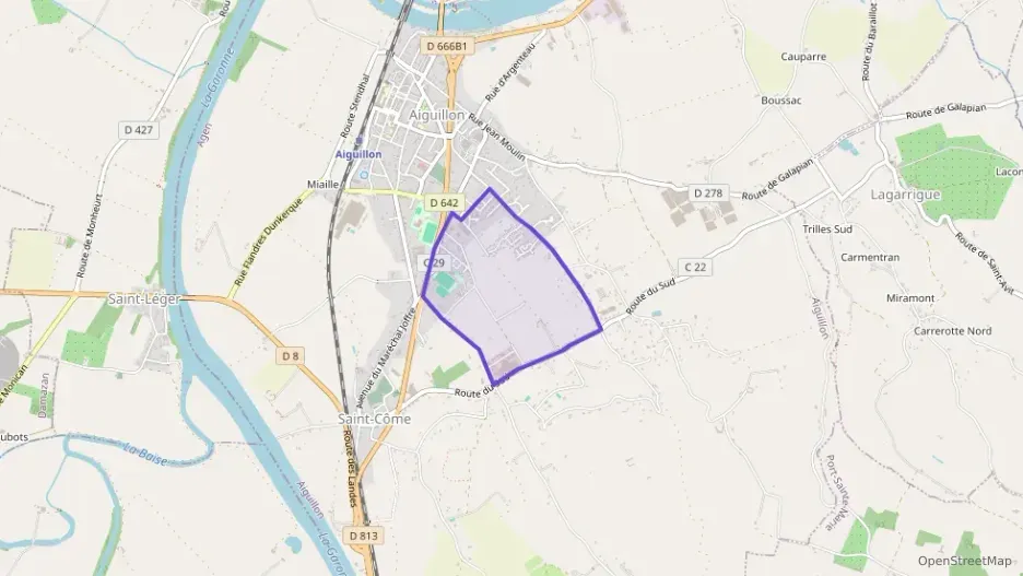 Appartement 45 m² deux pieces à vendre à Aiguillon Appartement 45 m² deux pieces à vendre à Aiguillon