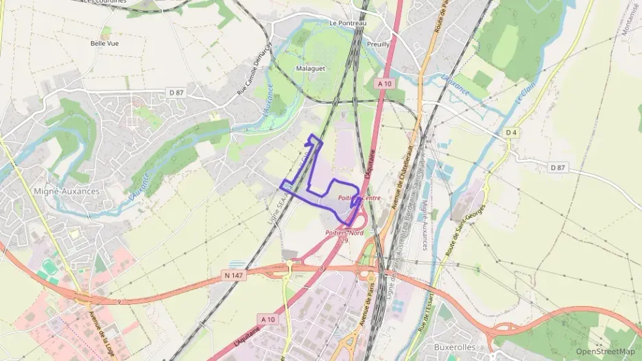 Appartement 84 m² trois pièces à vendre à Migné-Auxances