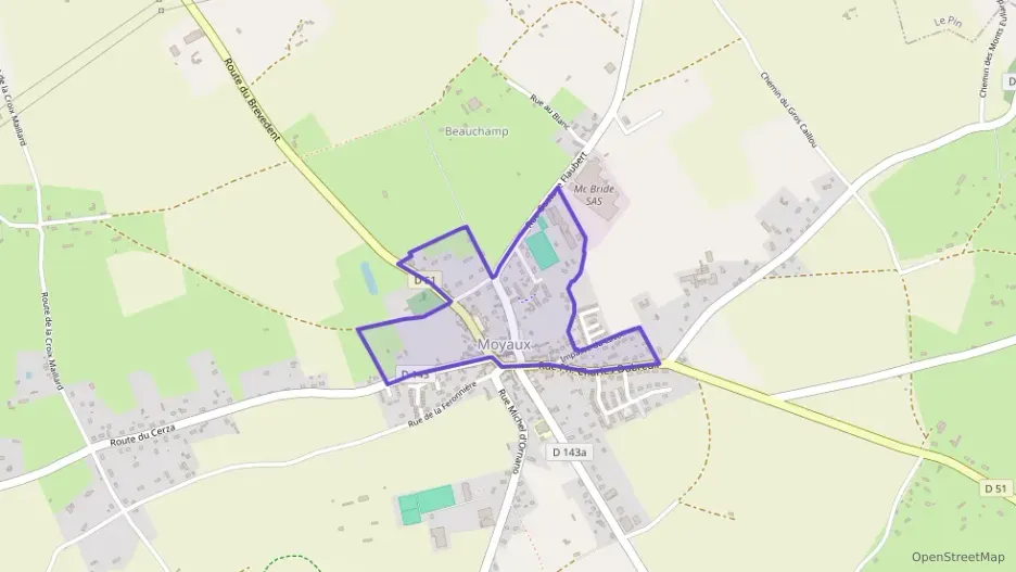 Appartement 55 m² trois pièces à vendre à Moyaux