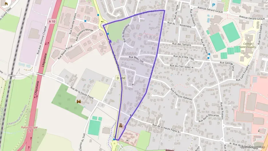 Appartement 34 m² une piece à vendre à Jaunay-Marigny