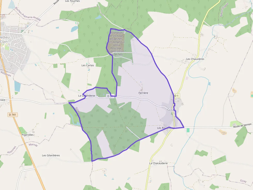 Appartement 56 m² deux pieces à vendre à Gizay