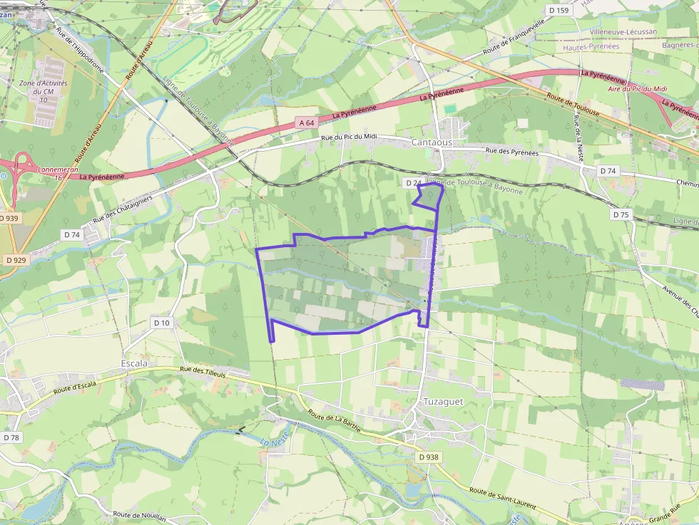 Appartement 44 m² une piece à vendre à Tuzaguet