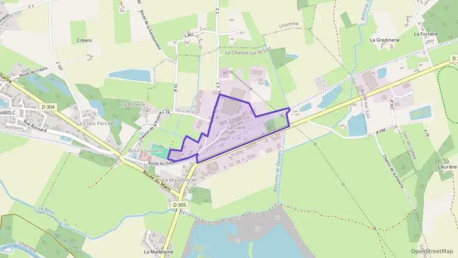 Appartement 50 m² trois pièces à vendre à La Chartre-sur-le-Loir